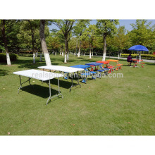 Outdoor Table With Umbrella Hole Furniture Plastic Table Topper HDPE Table